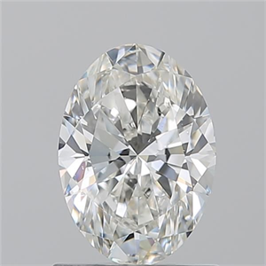 Picture of Natural Diamond 1.06 Carats, Oval with  Cut, G Color, VS2 Clarity and Certified by GIA