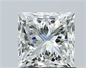 Natural Diamond 1.00 Carats, Princess with  Cut, I Color, VS1 Clarity and Certified by GIA