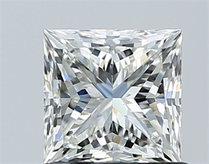 Picture of Natural Diamond 1.00 Carats, Princess with  Cut, I Color, VS1 Clarity and Certified by GIA