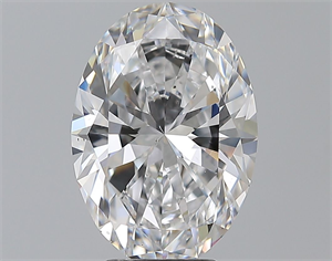 Foto Diamante Natural 4.01 quilates, Ovalado , Color D, claridad SI1 y certificado GIA de