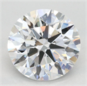 Lab Grown Diamond 3.13 Carats, Round with Excellent Cut, D Color, VVS1 Clarity and Certified by GIA