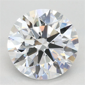 Picture of Lab Grown Diamond 3.13 Carats, Round with Excellent Cut, D Color, VVS1 Clarity and Certified by GIA