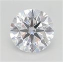 Lab Grown Diamond 3.47 Carats, Round with Excellent Cut, D Color, VVS1 Clarity and Certified by GIA