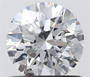 Picture of Natural Diamond 0.80 Carats, Round with Excellent Cut, D Color, SI2 Clarity and Certified by IGI