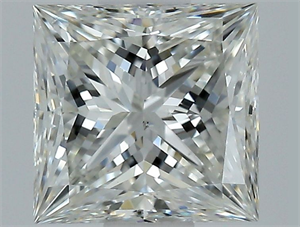 Picture of Natural Diamond 0.99 Carats, Princess with  Cut, I Color, VS2 Clarity and Certified by GIA