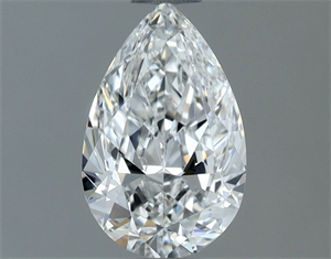 Picture of Natural Diamond 0.70 Carats, Pear with  Cut, E Color, VS2 Clarity and Certified by GIA