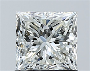 Picture of Natural Diamond 1.03 Carats, Princess with  Cut, I Color, VS1 Clarity and Certified by GIA
