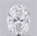 Natural Diamond 1.00 Carats, Oval with  Cut, F Color, SI1 Clarity and Certified by GIA