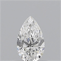 Diamante Natural 0.51 quilates, De pera , Color E, claridad VVS2 y certificado GIA