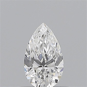 Foto Diamante Natural 0.51 quilates, De pera , Color E, claridad VVS2 y certificado GIA de