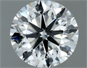 Natural Diamond 1.00 Carats, Round with Very Good Cut, F Color, SI1 Clarity and Certified by IGI