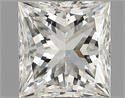 Natural Diamond 0.51 Carats, Princess with  Cut, H Color, VS2 Clarity and Certified by GIA