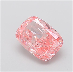 Picture of Lab Grown Diamond 2.02 Carats, CUSHION MODIFIED with  Cut, Fancy Vivid Pink Color, VVS2 Clarity and Certified by IGI