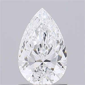 Picture of Natural Diamond 1.00 Carats, Pear with  Cut, E Color, VS2 Clarity and Certified by GIA