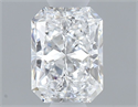Natural Diamond 0.40 Carats, Radiant with  Cut, D Color, IF Clarity and Certified by GIA