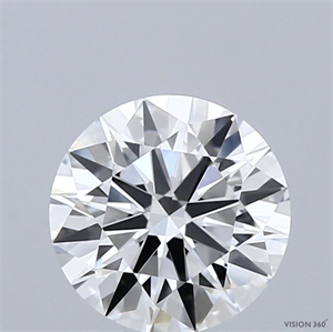 Picture of Lab Grown Diamond 1.50 Carats, Round with Excellent Cut, D Color, VVS2 Clarity and Certified by IGI