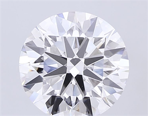 Picture of Lab Grown Diamond 10.01 Carats, Round with Ideal Cut, F Color, VVS2 Clarity and Certified by IGI