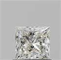 Natural Diamond 0.76 Carats, Princess with  Cut, L Color, VVS1 Clarity and Certified by GIA