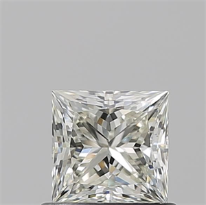 Picture of Natural Diamond 0.76 Carats, Princess with  Cut, L Color, VVS1 Clarity and Certified by GIA
