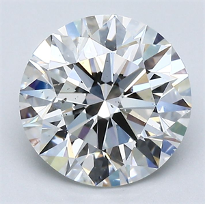 Picture of Natural Diamond 2.25 Carats, Round with Excellent Cut, G Color, SI1 Clarity and Certified by GIA
