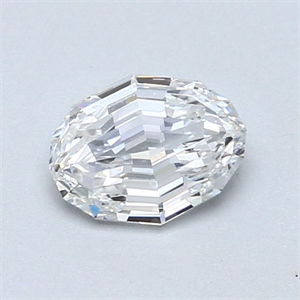 Picture of Natural Diamond 0.60 Carats, Oval with  Cut, D Color, VVS1 Clarity and Certified by GIA