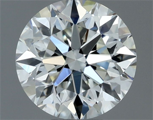 Picture of Natural Diamond 0.80 Carats, Round with Very Good Cut, H Color, VVS2 Clarity and Certified by IGI