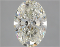 Natural Diamond 3.01 Carats, Oval with  Cut, J Color, VS2 Clarity and Certified by GIA
