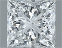 Natural Diamond 1.02 Carats, Princess with  Cut, F Color, SI1 Clarity and Certified by GIA