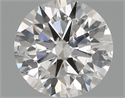 Natural Diamond 0.91 Carats, Round with Very Good Cut, F Color, I1 Clarity and Certified by GIA