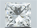 Natural Diamond 1.01 Carats, Princess with  Cut, H Color, VVS2 Clarity and Certified by GIA