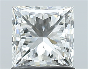 Picture of Natural Diamond 1.01 Carats, Princess with  Cut, H Color, VVS2 Clarity and Certified by GIA