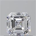 Natural Diamond 0.70 Carats, Asscher with  Cut, E Color, VVS2 Clarity and Certified by GIA