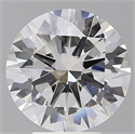 Lab Grown Diamond 4.50 Carats, Round with Excellent Cut, E Color, VS1 Clarity and Certified by IGI