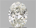 Natural Diamond 1.40 Carats, Oval with  Cut, J Color, VS2 Clarity and Certified by GIA