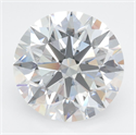 Del inventario de diamantes de laboratorio, 3.79 quilates, Redondo , Color D, claridad VVS1 y certificado GIA