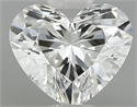 Natural Diamond 0.40 Carats, Heart with  Cut, G Color, VS1 Clarity and Certified by GIA