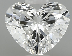 Picture of Natural Diamond 0.40 Carats, Heart with  Cut, G Color, VS1 Clarity and Certified by GIA