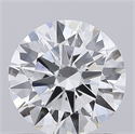 Del inventario de diamantes de laboratorio, 0.70 quilates, Redondo , Color D, claridad VS2 y certificado IGI