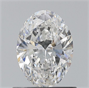 Natural Diamond 0.70 Carats, Oval with  Cut, E Color, VVS1 Clarity and Certified by GIA