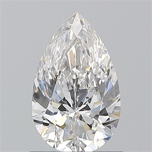 Picture of Natural Diamond 1.01 Carats, Pear with  Cut, F Color, SI1 Clarity and Certified by GIA