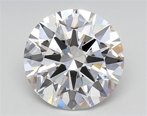 Picture of Lab Grown Diamond 6.00 Carats, Round with Ideal Cut, G Color, VVS2 Clarity and Certified by IGI