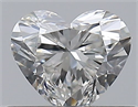 Natural Diamond 0.41 Carats, Heart with  Cut, G Color, VS2 Clarity and Certified by GIA