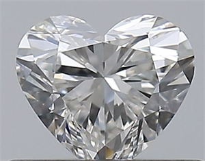 Picture of Natural Diamond 0.41 Carats, Heart with  Cut, G Color, VS2 Clarity and Certified by GIA