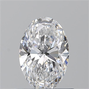 Foto Diamante Natural 0.70 quilates, Ovalado , Color D, claridad SI1 y certificado GIA de