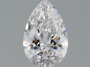 Picture of Natural Diamond 0.71 Carats, Pear with  Cut, D Color, VVS1 Clarity and Certified by GIA
