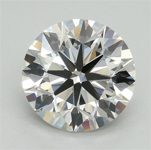 Picture of Lab Grown Diamond 2.33 Carats, Round with Ideal Cut, F Color, VS1 Clarity and Certified by IGI