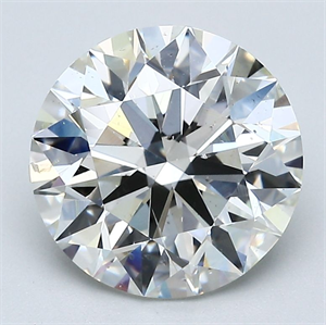 Foto Diamante Natural 3.51 quilates, Redondo , Color J, claridad SI2 y certificado GIA de