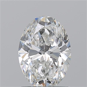 Foto Diamante Natural 1.21 quilates, Ovalado , Color G, claridad SI1 y certificado GIA de