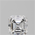 Natural Diamond 0.70 Carats, Asscher with  Cut, E Color, VS2 Clarity and Certified by GIA