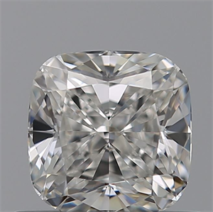 Foto Diamante Natural 0.77 quilates, Del cojín , Color F, claridad VVS1 y certificado GIA de
